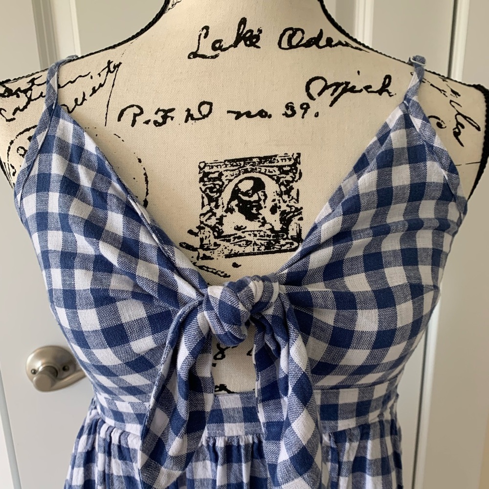 NWT Old Navy gingham dress size XS - Picture 4 of 8
